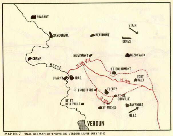 battle of verdun map